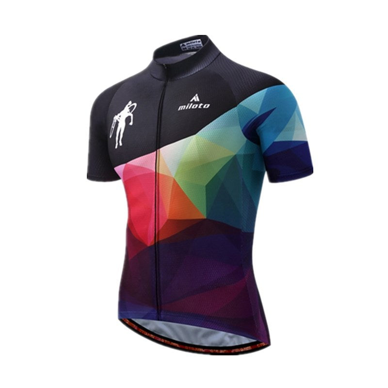 Men's And Women's Summer Cycling Jersey Tops, Breathable Outdoor Cycling Jerseys