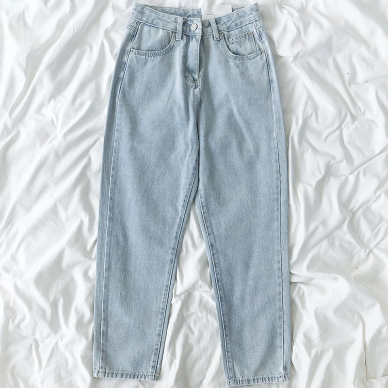 Straight-leg Slim Cropped Jeans