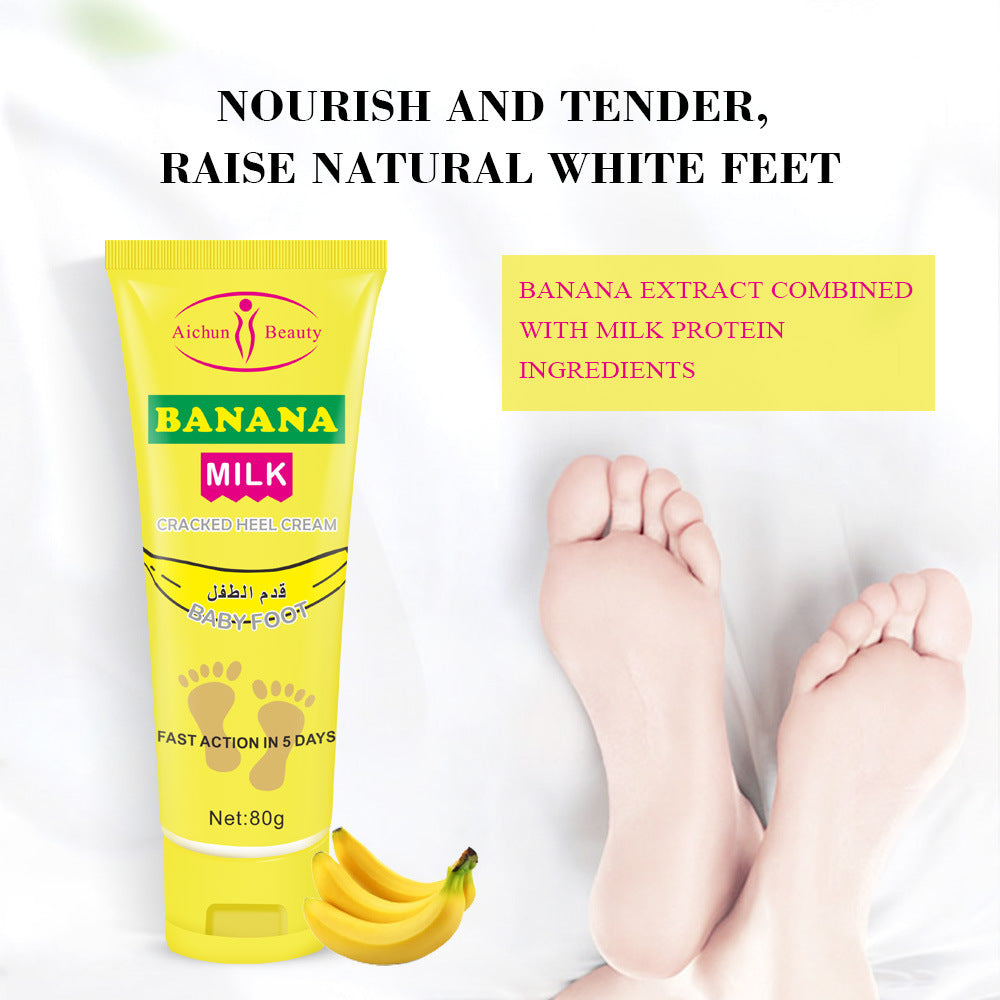 Banana Foot Cream Moisturizes And Prevents Cracking