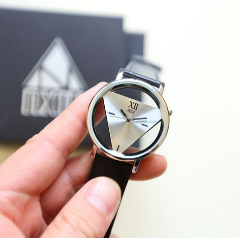 2021 Unique Hollow Triangular Dial Women Watches Relogio Feminino Quartz Watch Men Watch Relojes Hombre Dress Relogio