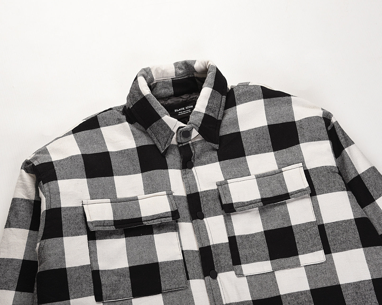 Plaid men and women jacket coat loose casual shirt cotton