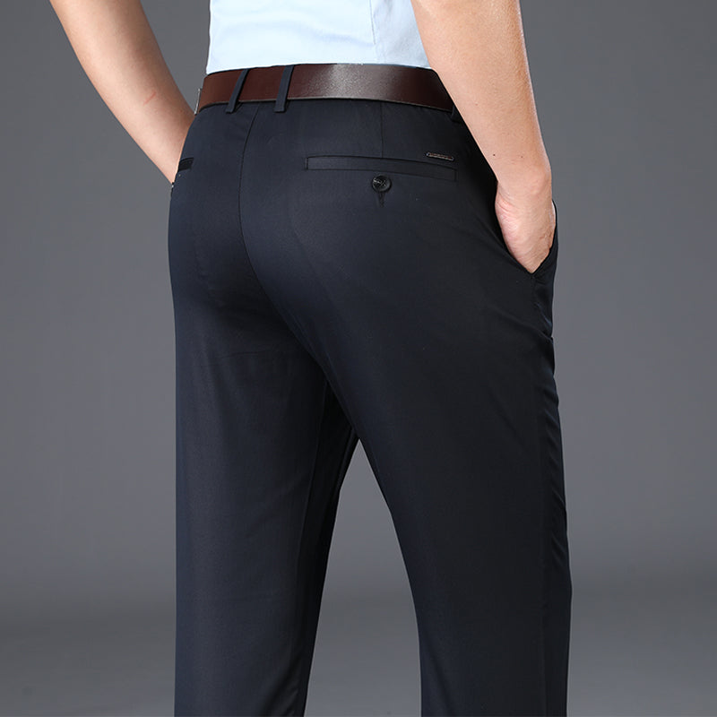 Men's loose straight business casual pants