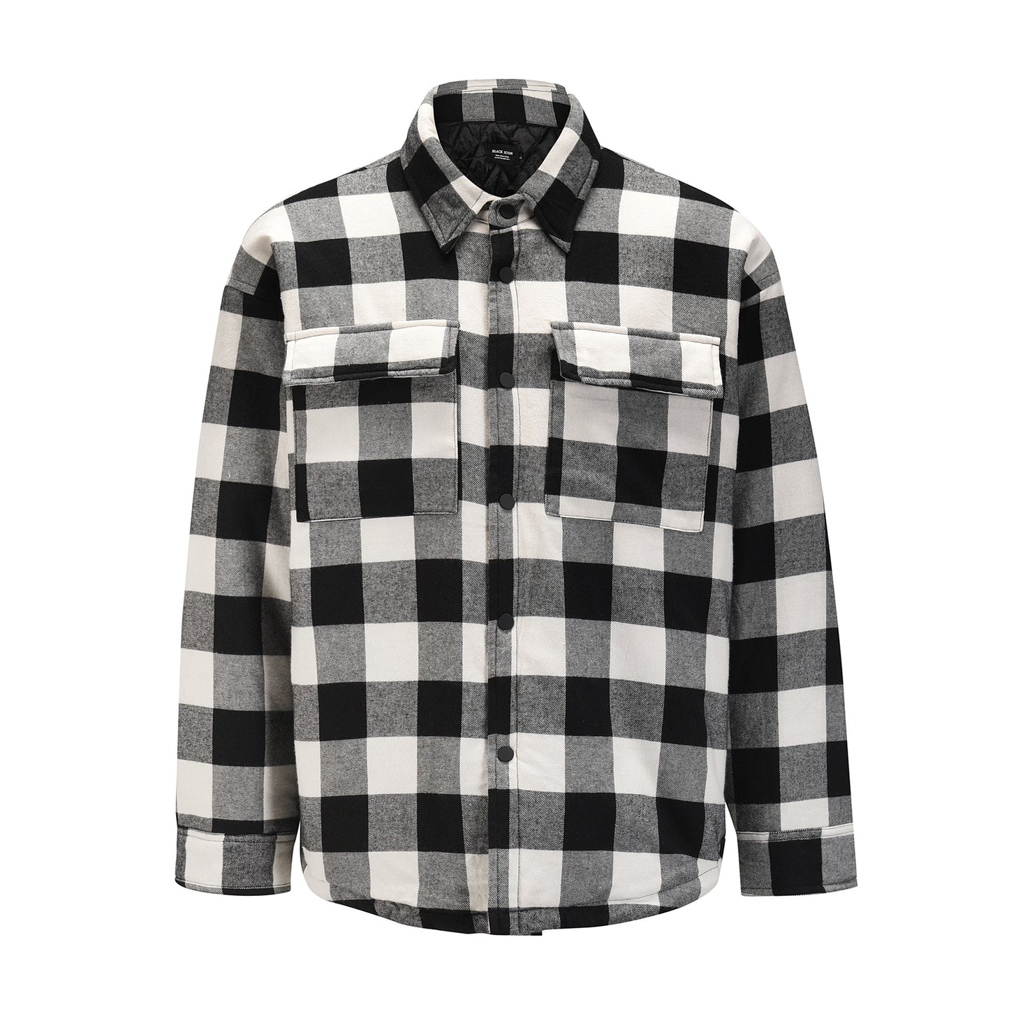 Plaid men and women jacket coat loose casual shirt cotton