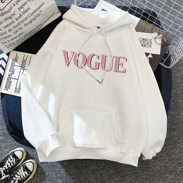 Winter Hoodies Women Loose Korean Style Harajuku Sweatshirt