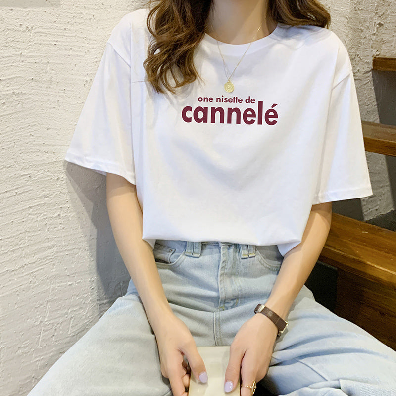 Women's summer cotton T-shirt