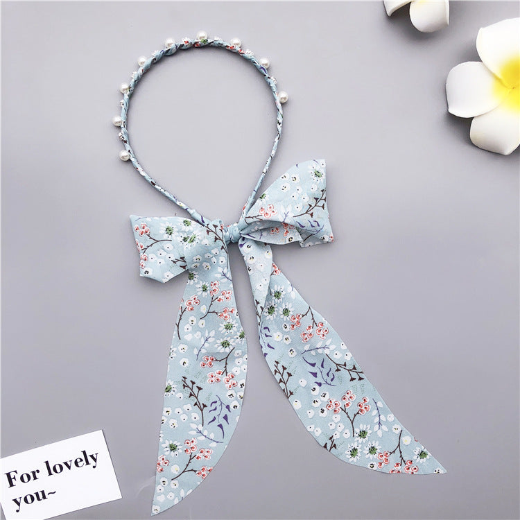 Pearl Cloth Ribbon Bow Ribbon