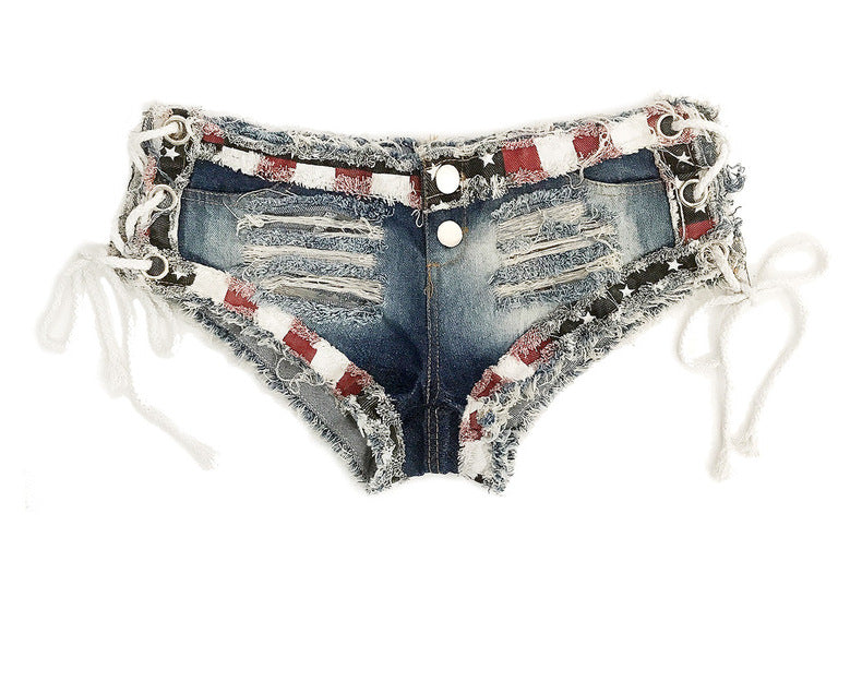 Women's jeans denim shorts