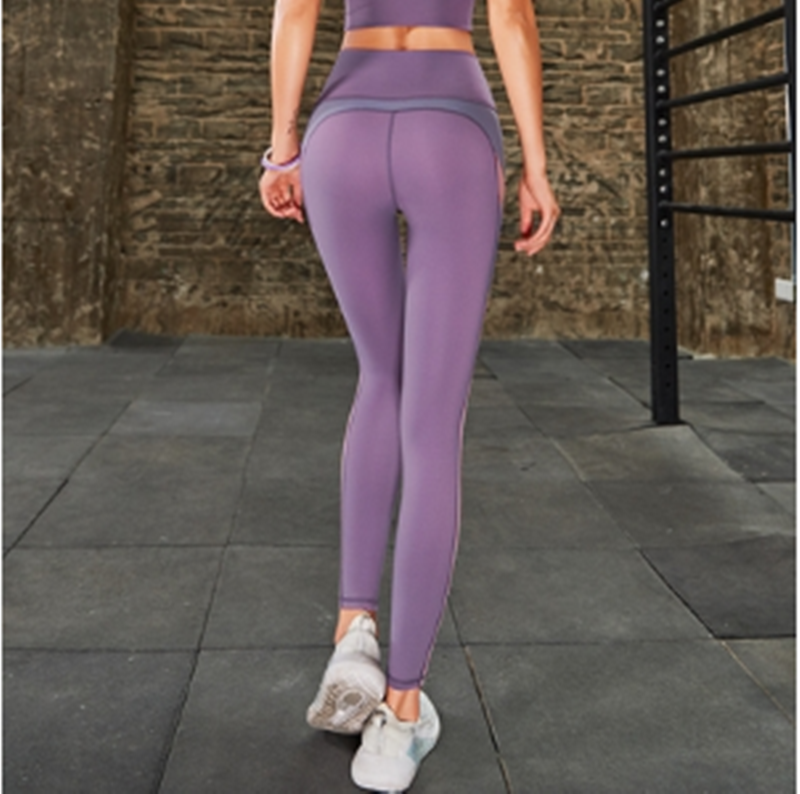 Sport Stitching Fitness Pocket Leggings Yoga Pants