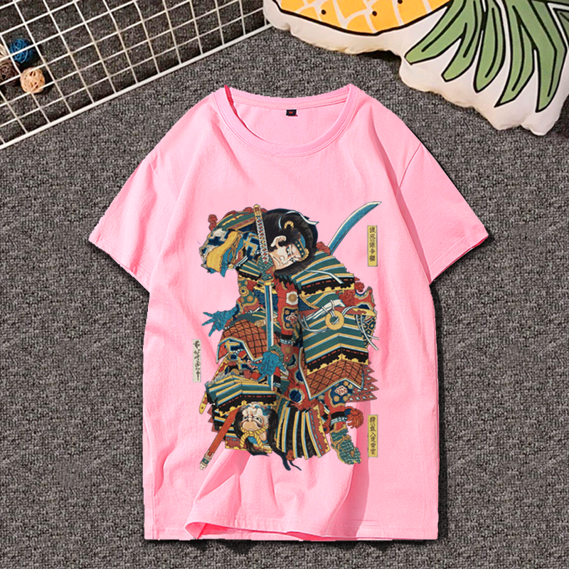 Summer cotton printed T-shirt