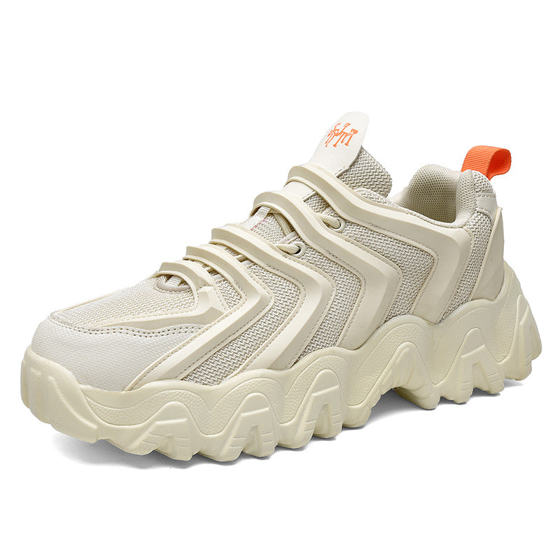 Breathable platform sneakers