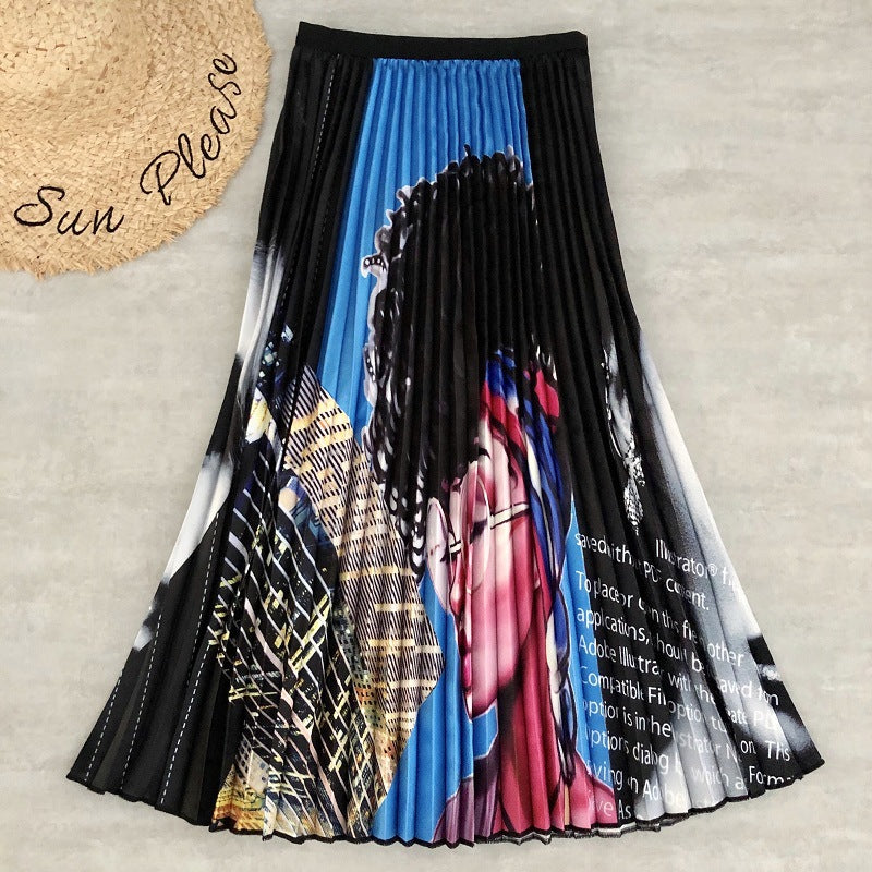 Pleated skirt