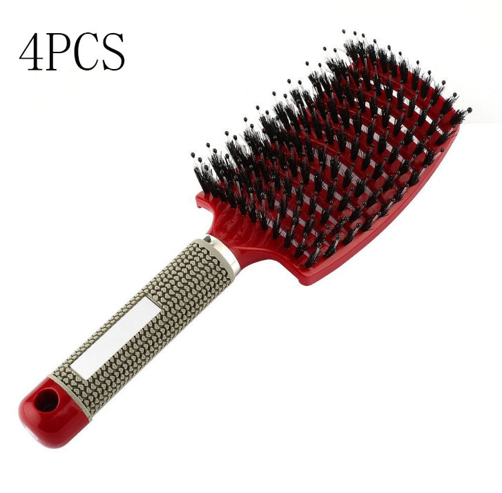 Hairbrush Anti Klit Brushy Haarborstel Women Detangler Hair Brush Bristle Nylon Scalp Massage  Teaser Hair Brush Comb