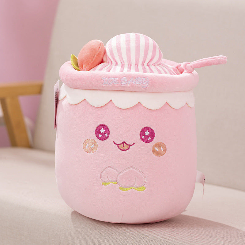 Fashion Cute Milk Tea Plush Toy