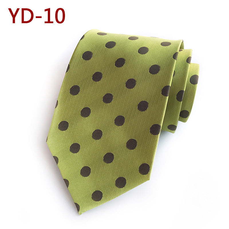 Polyester Silk Polka Dot Tie Polka Dot Men's Tie