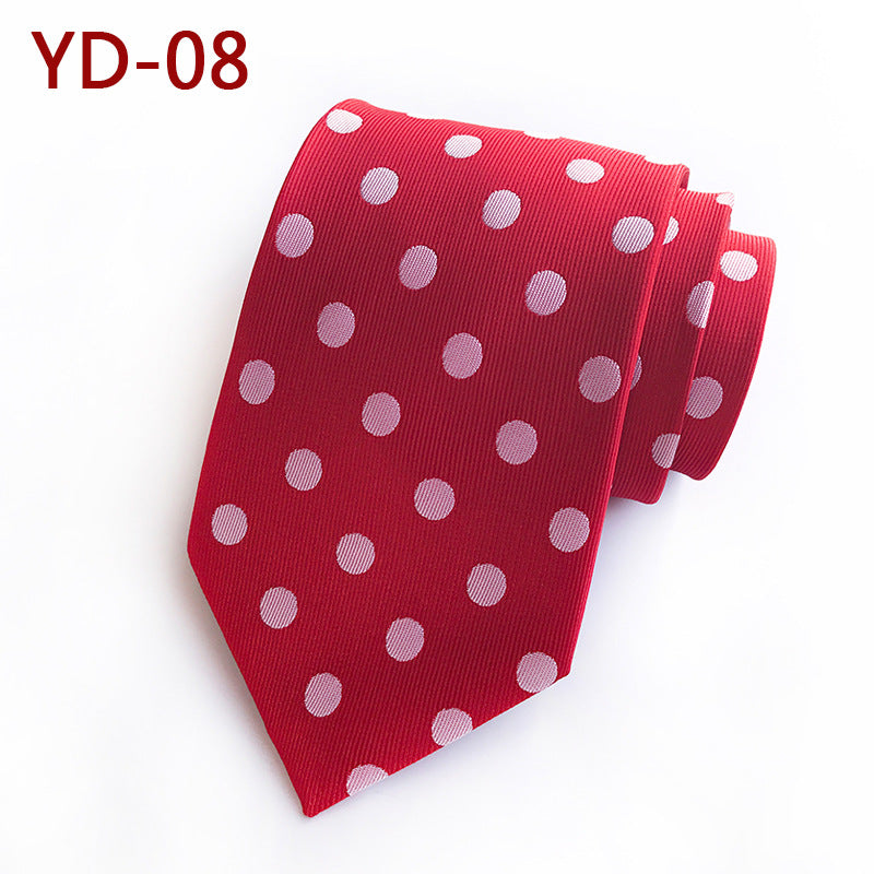 Polyester Silk Polka Dot Tie Polka Dot Men's Tie