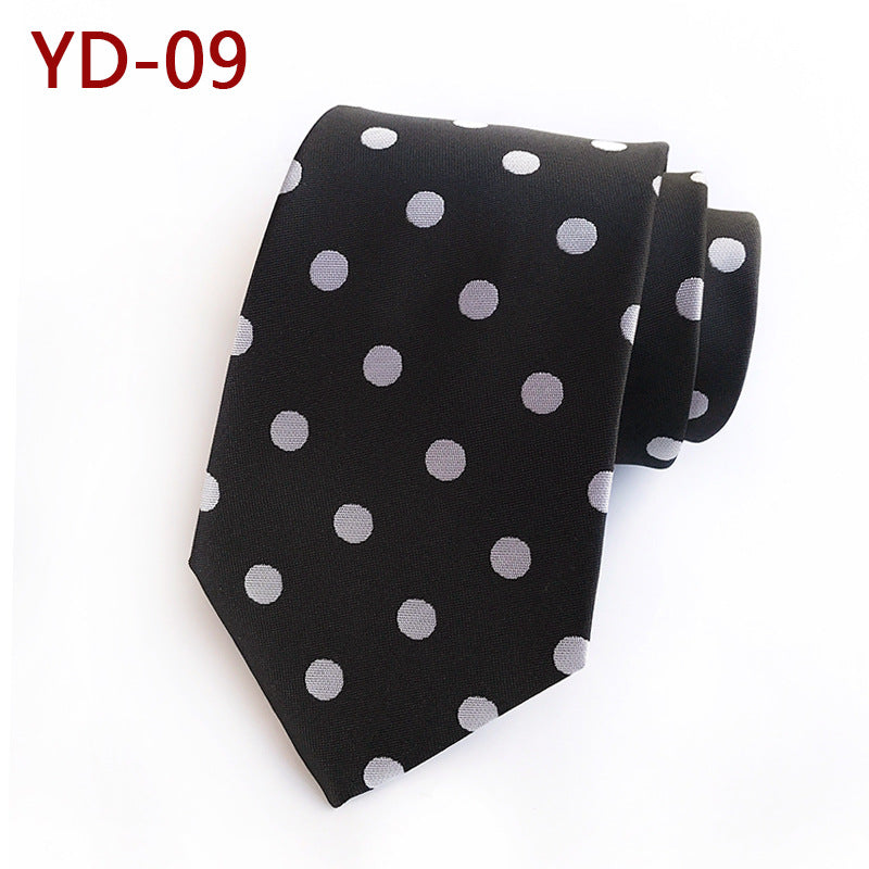 Polyester Silk Polka Dot Tie Polka Dot Men's Tie