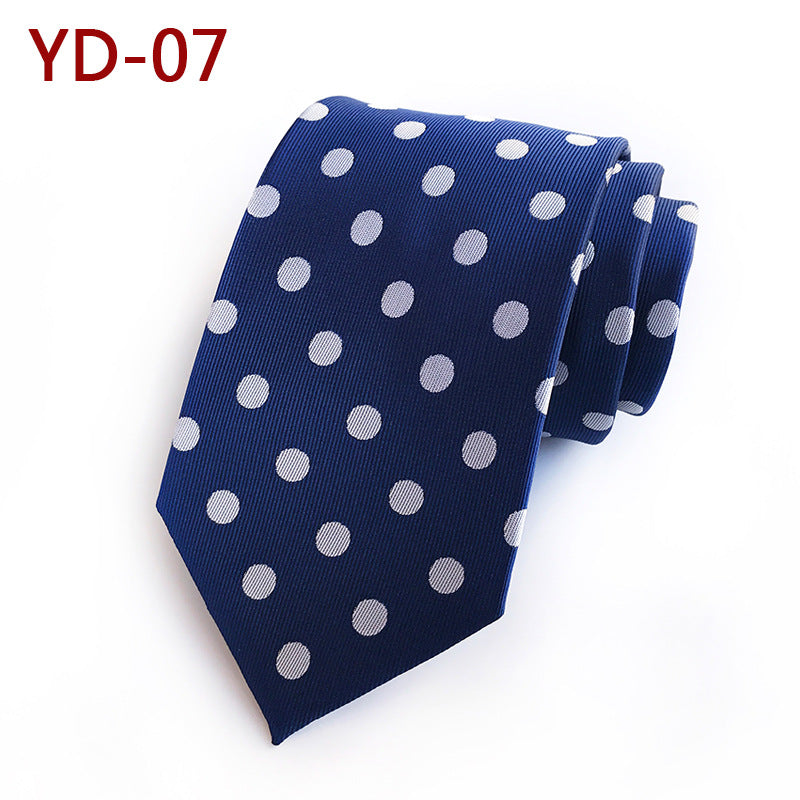 Polyester Silk Polka Dot Tie Polka Dot Men's Tie