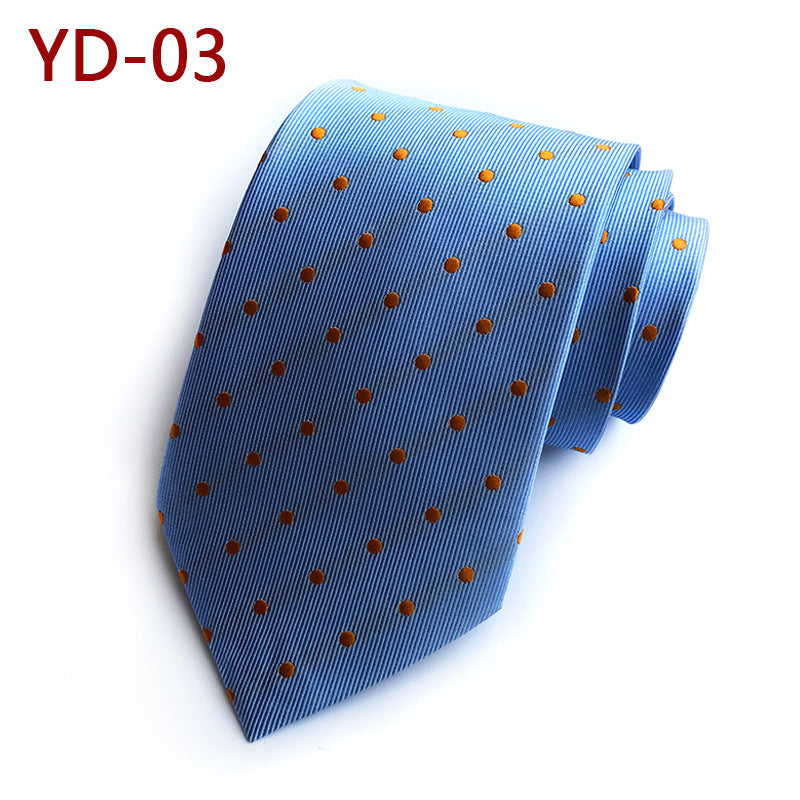 Polyester Silk Polka Dot Tie Polka Dot Men's Tie