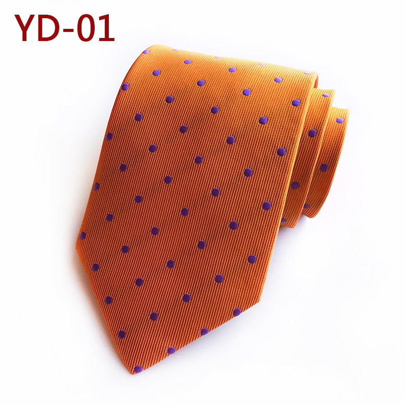 Polyester Silk Polka Dot Tie Polka Dot Men's Tie