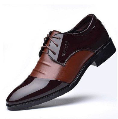 Black Shoes With Pointed Toe For Men