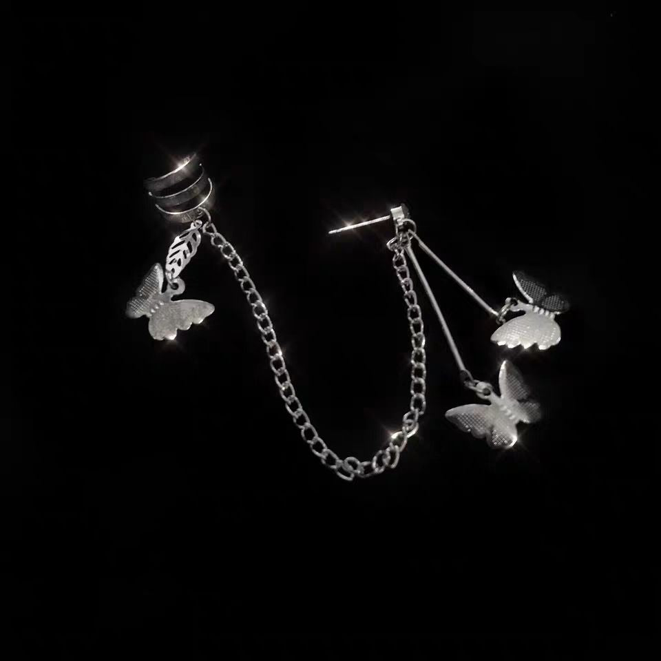 hook Stainless Steel Ear Clips Double pierced Earring Earrings Women Girls Jewelry