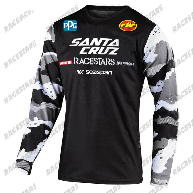 Santa Cruz Downhill Mountain Jersey Off Road Enduro Jersey