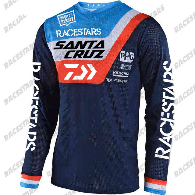 Santa Cruz Downhill Mountain Jersey Off Road Enduro Jersey