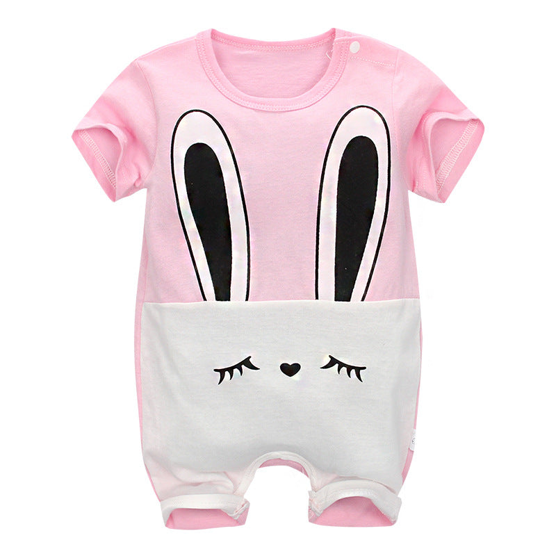 Baby Clothing Kids Short Sleeve Jumpsuit Cotton Baby Boys Girls One-piece Clothes