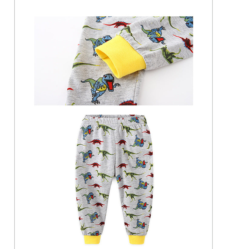 Children's Pyjamas Dinosaur Cotton Autumn Long Sleeves