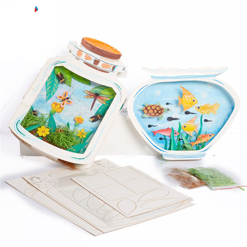 Jouets Artisanaux Faits A La Main Pour Enfants, Paquet De Materiaux, Dessin, Jouets Educatifs, Cadeau Bricolage Bricolage