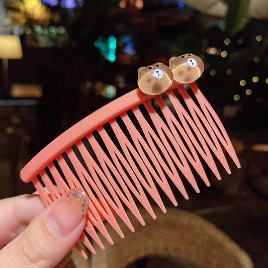 Girls' Bangs Hair Comb  Children'S Comb, Broken Hair Non-Slip Finishing Hair Accessories  Cute Princess Hairpin  Big Children