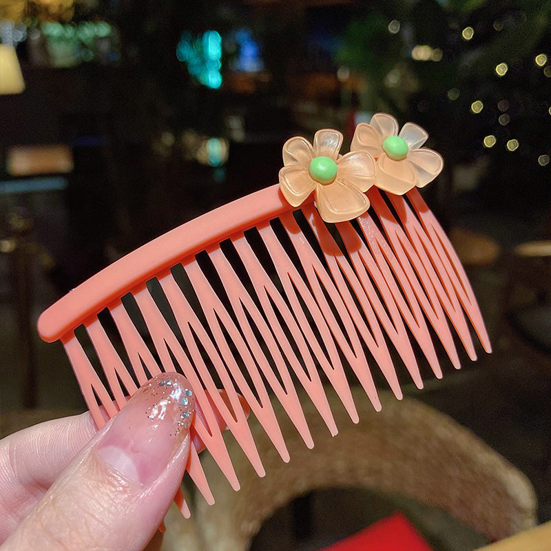 Girls' Bangs Hair Comb  Children'S Comb, Broken Hair Non-Slip Finishing Hair Accessories  Cute Princess Hairpin  Big Children