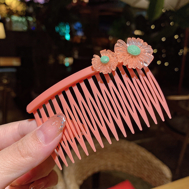 Girls' Bangs Hair Comb  Children'S Comb, Broken Hair Non-Slip Finishing Hair Accessories  Cute Princess Hairpin  Big Children