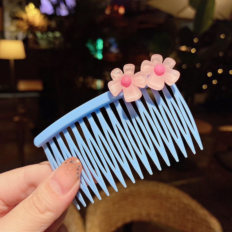 Girls' Bangs Hair Comb  Children'S Comb, Broken Hair Non-Slip Finishing Hair Accessories  Cute Princess Hairpin  Big Children