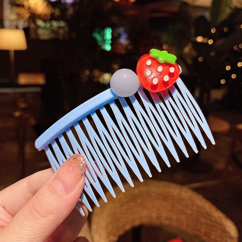 Girls' Bangs Hair Comb  Children'S Comb, Broken Hair Non-Slip Finishing Hair Accessories  Cute Princess Hairpin  Big Children