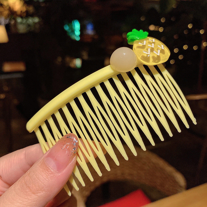 Girls' Bangs Hair Comb  Children'S Comb, Broken Hair Non-Slip Finishing Hair Accessories  Cute Princess Hairpin  Big Children