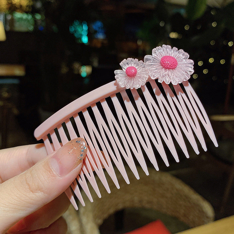 Girls' Bangs Hair Comb  Children'S Comb, Broken Hair Non-Slip Finishing Hair Accessories  Cute Princess Hairpin  Big Children