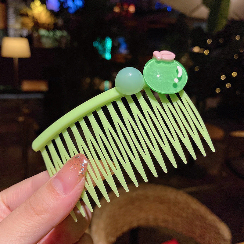 Girls' Bangs Hair Comb  Children'S Comb, Broken Hair Non-Slip Finishing Hair Accessories  Cute Princess Hairpin  Big Children