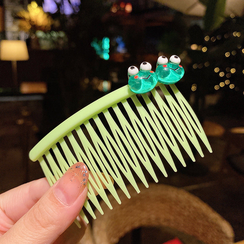 Girls' Bangs Hair Comb  Children'S Comb, Broken Hair Non-Slip Finishing Hair Accessories  Cute Princess Hairpin  Big Children