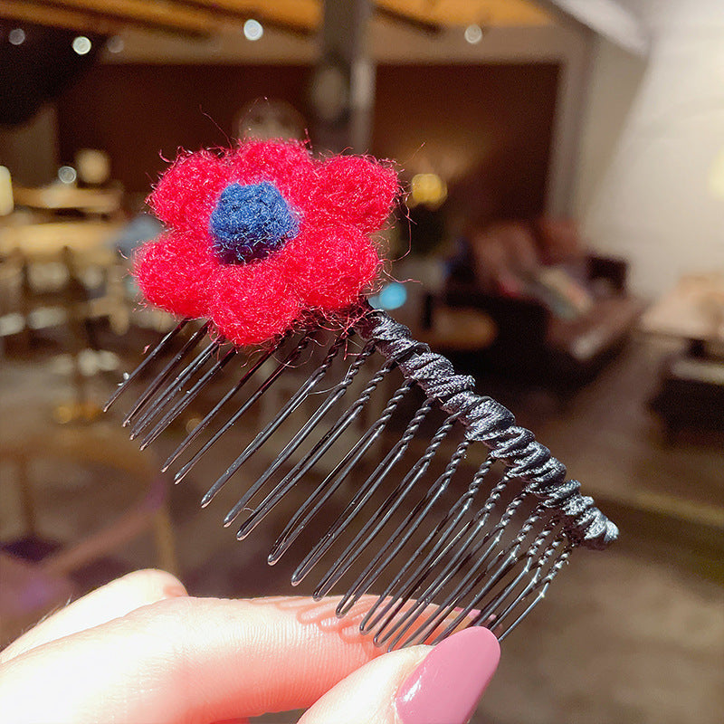 Girls' Bangs Hair Comb  Children'S Comb, Broken Hair Non-Slip Finishing Hair Accessories  Cute Princess Hairpin  Big Children