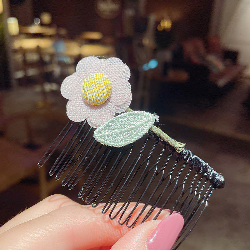 Girls' Bangs Hair Comb  Children'S Comb, Broken Hair Non-Slip Finishing Hair Accessories  Cute Princess Hairpin  Big Children