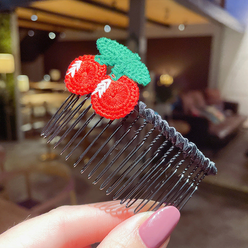 Girls' Bangs Hair Comb  Children'S Comb, Broken Hair Non-Slip Finishing Hair Accessories  Cute Princess Hairpin  Big Children