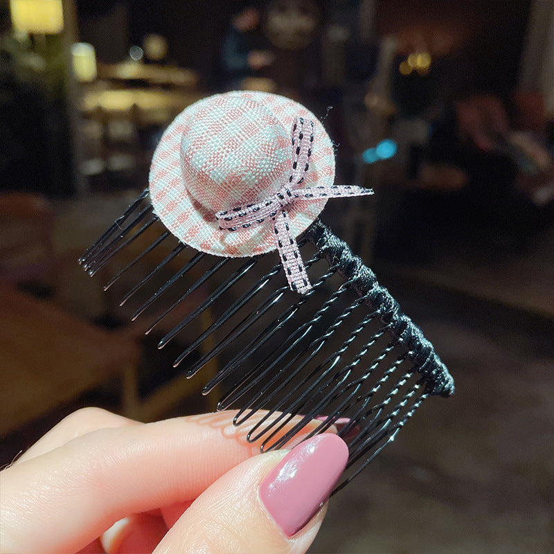 Girls' Bangs Hair Comb  Children'S Comb, Broken Hair Non-Slip Finishing Hair Accessories  Cute Princess Hairpin  Big Children