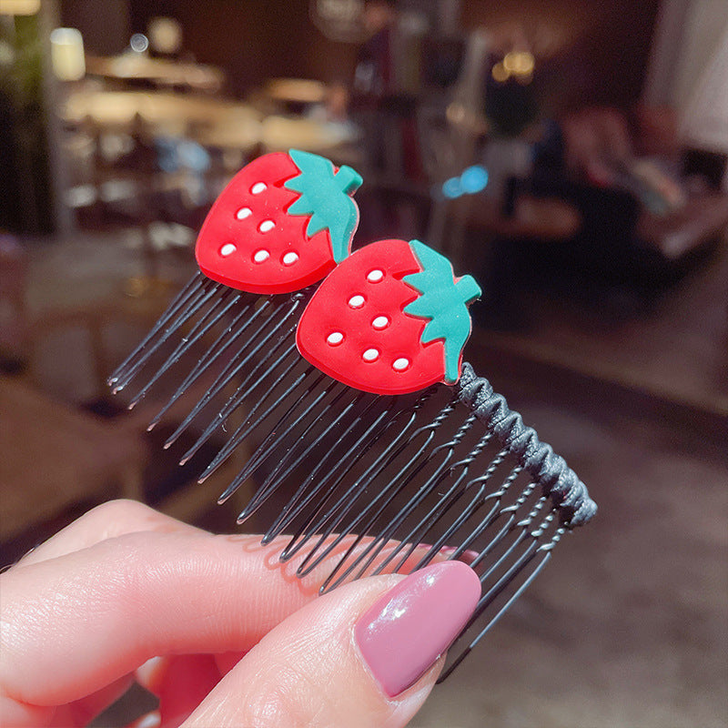 Girls' Bangs Hair Comb  Children'S Comb, Broken Hair Non-Slip Finishing Hair Accessories  Cute Princess Hairpin  Big Children