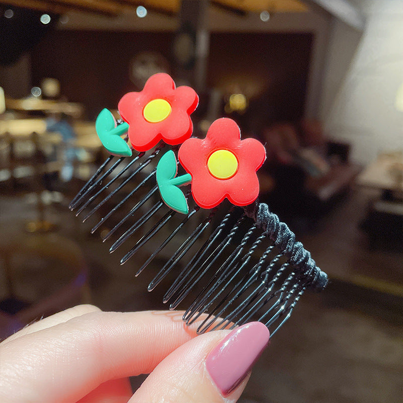 Girls' Bangs Hair Comb  Children'S Comb, Broken Hair Non-Slip Finishing Hair Accessories  Cute Princess Hairpin  Big Children