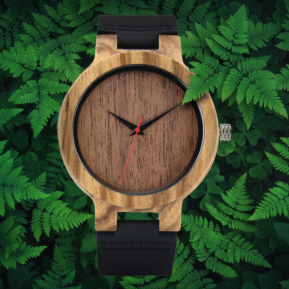 Simple Casual Wood Watch Men