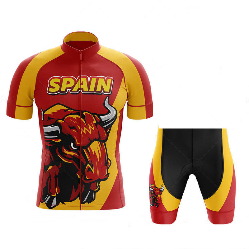 Short-sleeved Bib Cycling Jersey Suit Bicycle Men And Women