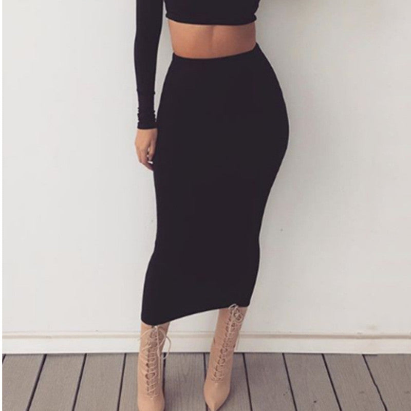 Slim-fit skirt