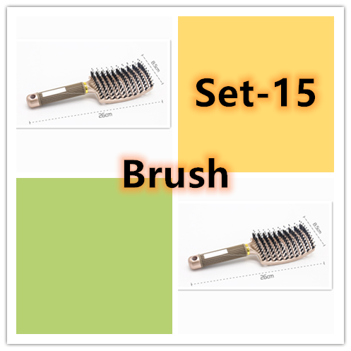 Hairbrush Anti Klit Brushy Haarborstel Women Detangler Hair Brush Bristle Nylon Scalp Massage  Teaser Hair Brush Comb