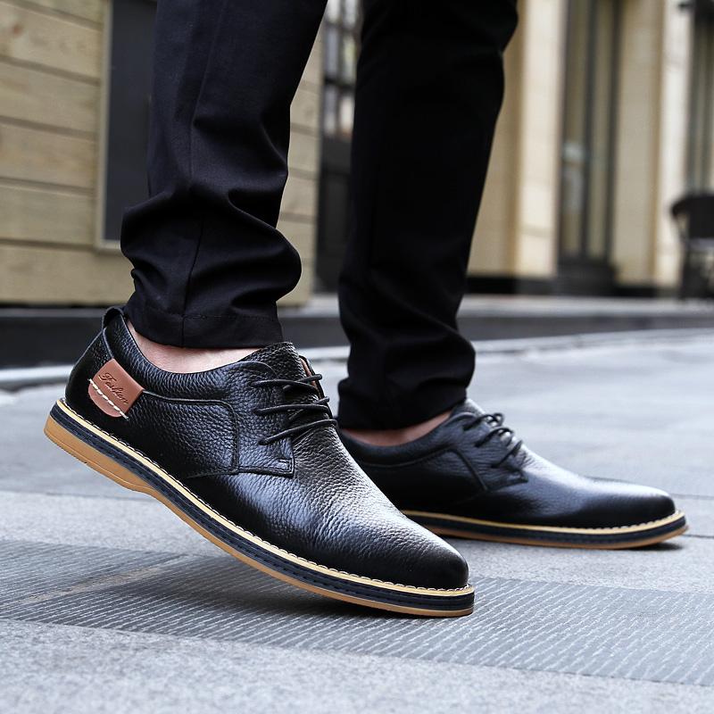 Chaussures en cuir Fashion pur hommes